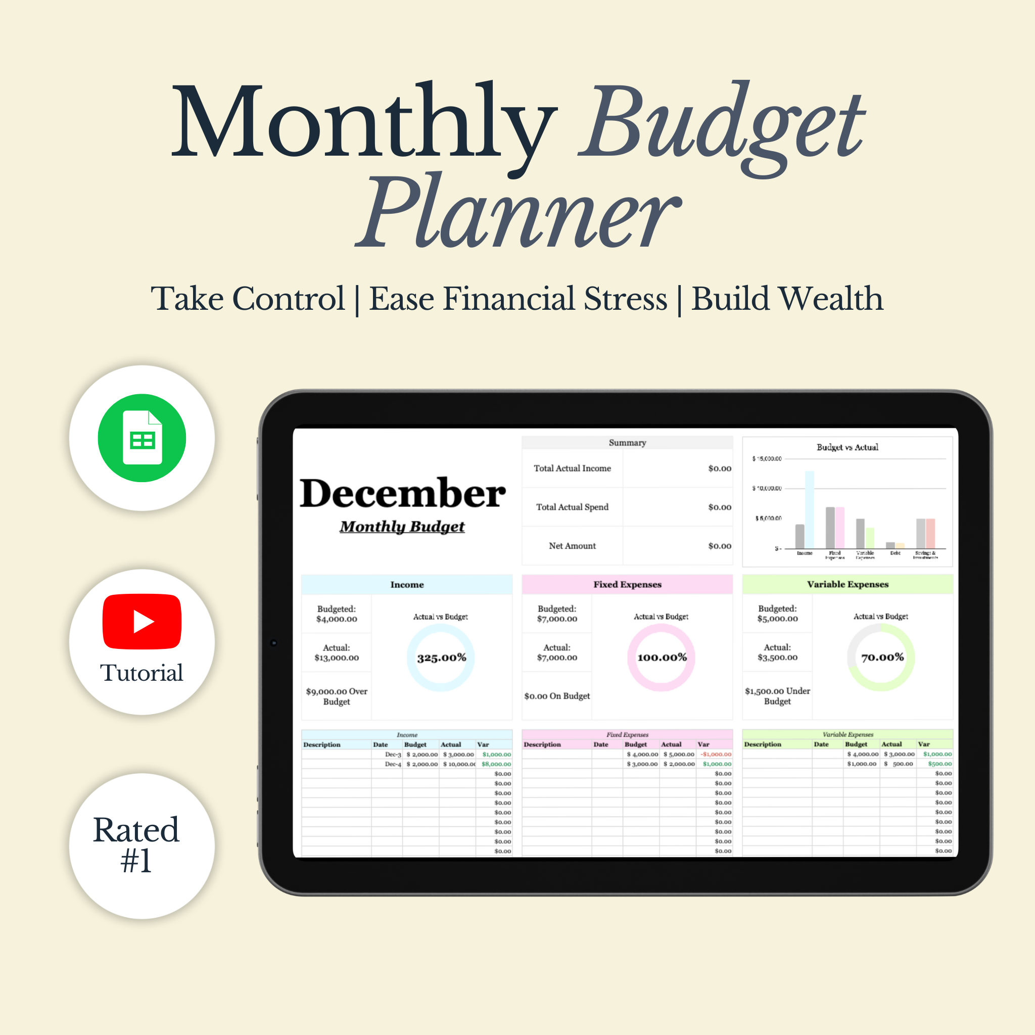 Monthly Budget Planner