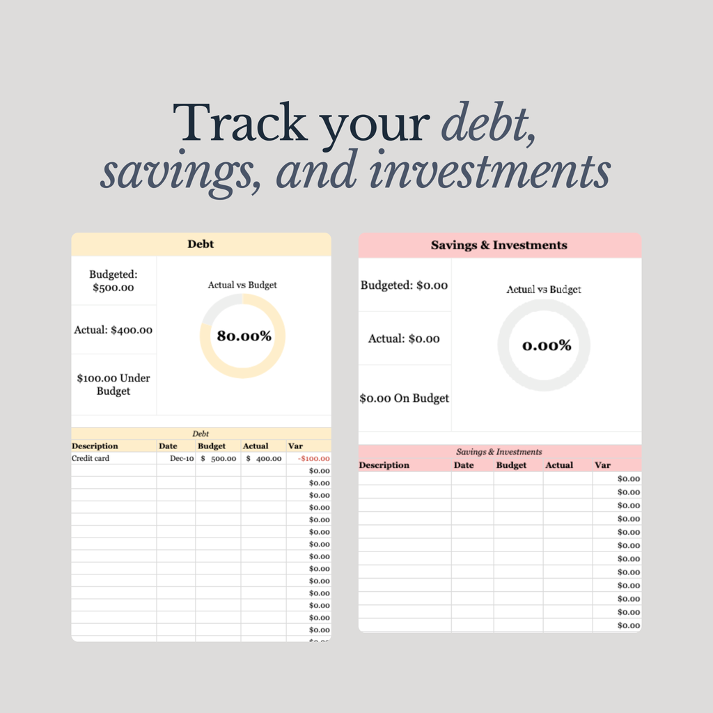 Monthly Budget Planner